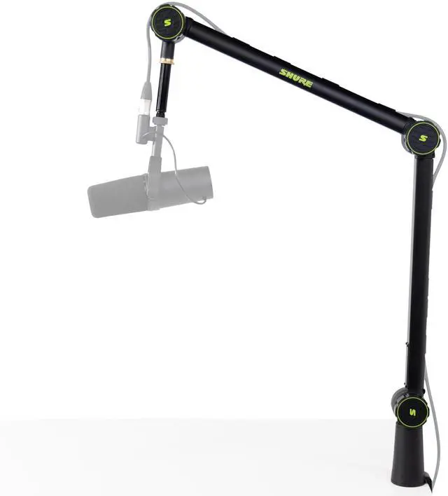 Main image of Shure by Deluxe Broadcast Desktop Mic Boom Arm (SH-BROADCAST1) | Fully adjustable with a quiet 360-degree arm for podcasts and streaming. Compatible with MV7 & SM7B