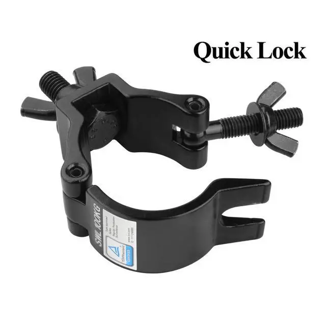 Alt view image 6 of 7 - 20 Pack 2"Truss Clamp,Stage Lighting Clamps,Max Load 220lbs,Black | for Stage Moving Head Lighting