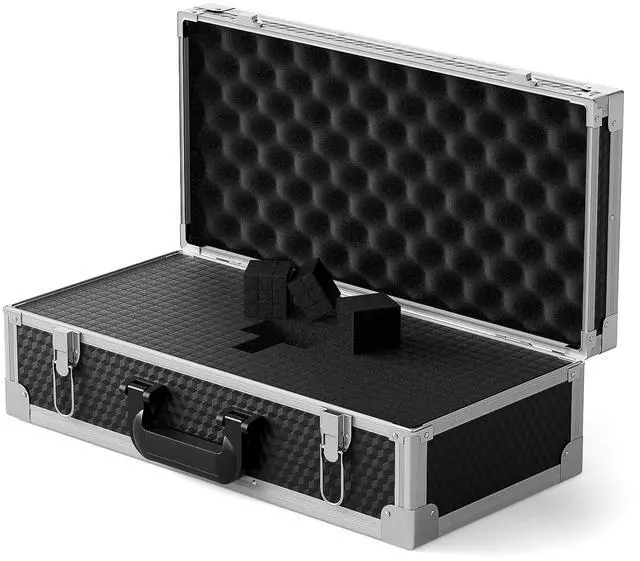 Main image of Large Carrying Case with Customizable Pre-Diced Foam PCSE-L | Aluminum Alloy Frame, Large Gear Storage, Quad-Channel Wireless Mic Systems, Camera Gear Transport