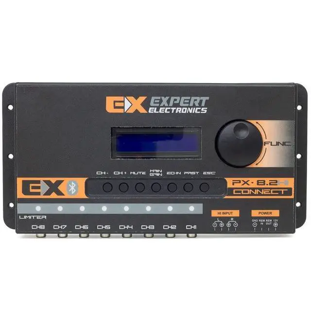 Alt view image 2 of 6 - PX8.2CONNECT Eight Channel 15 Band Vehicle Bluetooth Sound Processor Equalizer 3 Paramatric