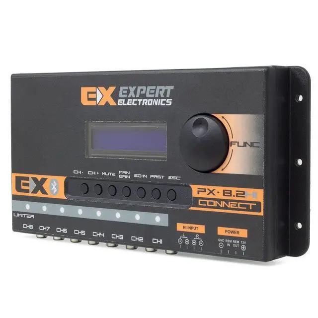Alt view image 3 of 6 - PX8.2CONNECT Eight Channel 15 Band Vehicle Bluetooth Sound Processor Equalizer 3 Paramatric