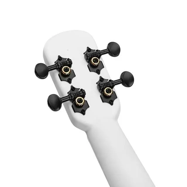 Alt view image 7 of 7 - 23" Carbon Fiber Concert Ukulele -Waterproof, Ultra-Lightweight (1.25 lbs),Beginner-Friendly Ukulele For Kids, Ideal For Professionals & Outdoor Adventures (White)