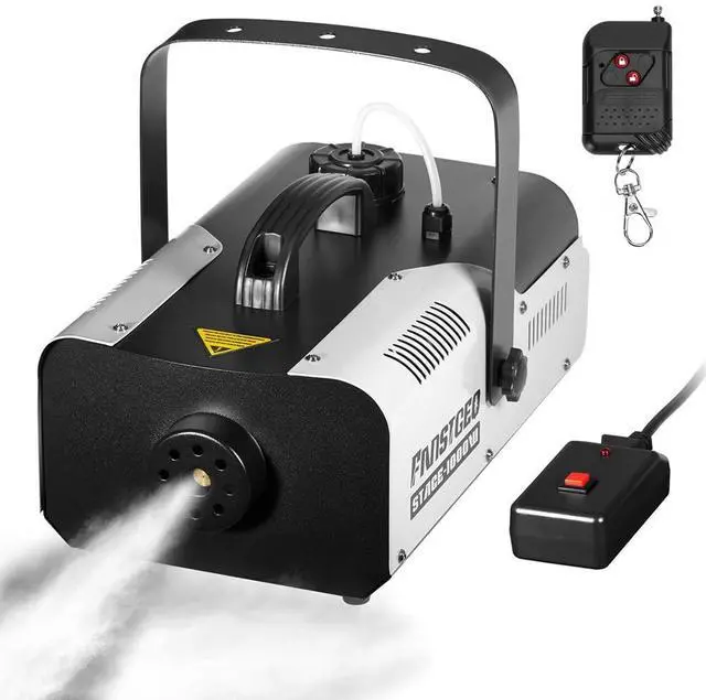 Main image of 1000W Professional Fog Machine Wireless Remote Manual Controller | Fast Warmup Fogger with Large Smoke Volume for Stage, Halloween and Party Events