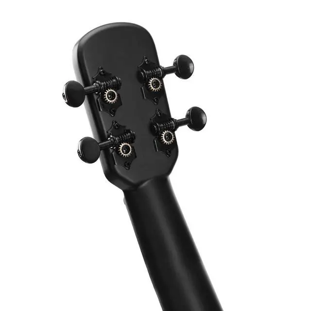 Alt view image 7 of 7 - 23" Carbon Fiber Concert Ukulele -Waterproof, Ultra-Lightweight (1.25 lbs),Beginner-Friendly Ukulele For Kids, Ideal For Professionals & Outdoor Adventures (Black)