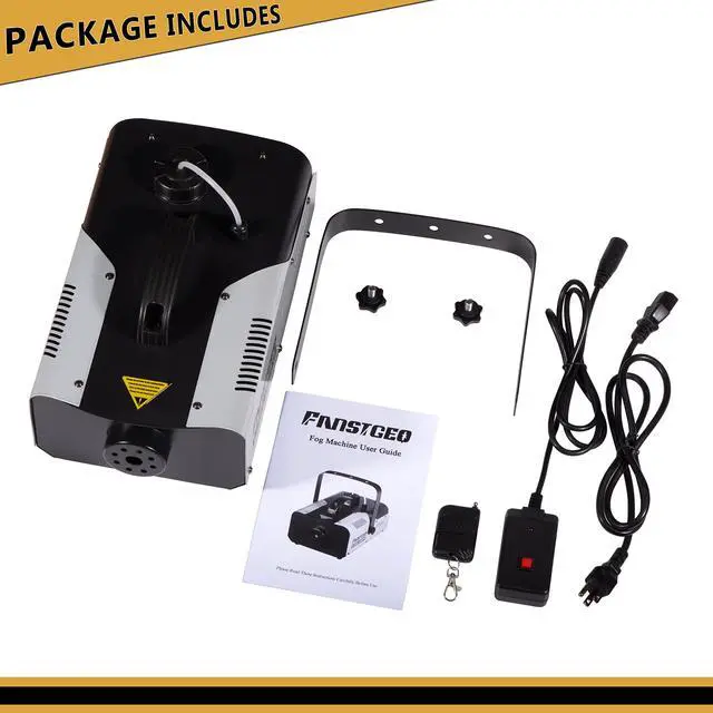 Alt view image 7 of 7 - 1000W Professional Fog Machine Wireless Remote Manual Controller | Fast Warmup Fogger with Large Smoke Volume for Stage, Halloween and Party Events
