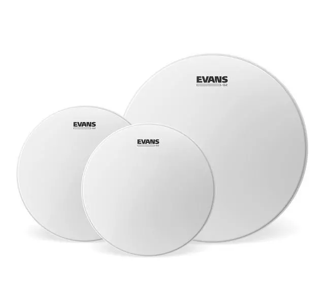Main image of Drum Heads - G2 Coated Standard Tompack (12 inch, 13 inch, 16 inch) | tom packs deliver balanced tone, consistent response, durable performance and reliable sound for studio and stage