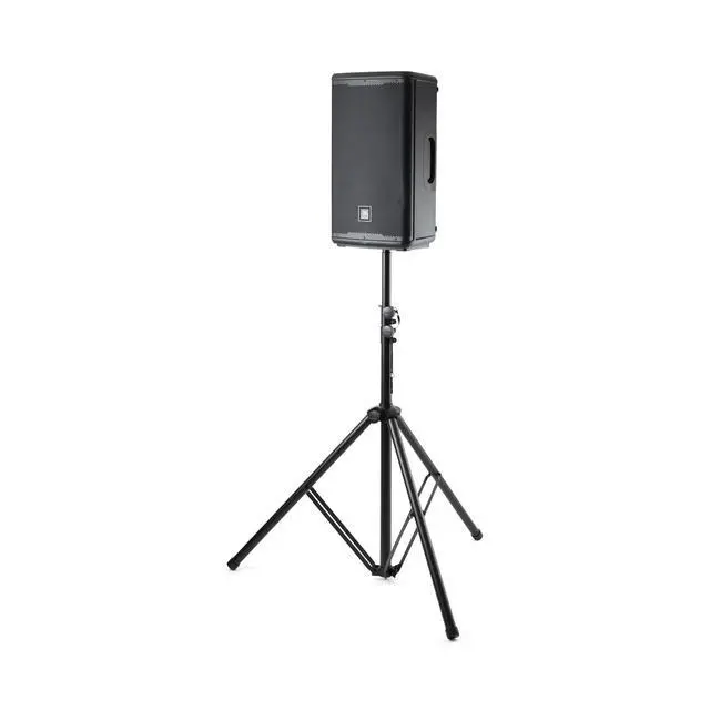 Alt view image 2 of 7 - On-Stage Production-Grade LS-SS7770 10' Lighting/Speaker Stand (Folding,Portable Tripod PA Loudspeaker Pole, Adjustable Height, Overhead Tower,Nonslip Rubber Feet,Steel and Aluminum,Black)