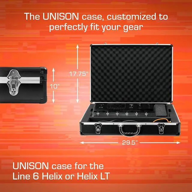 Alt view image 5 of 6 - Line 6 Helix/Helix LT Case - Lightweight UNISON Hard Case