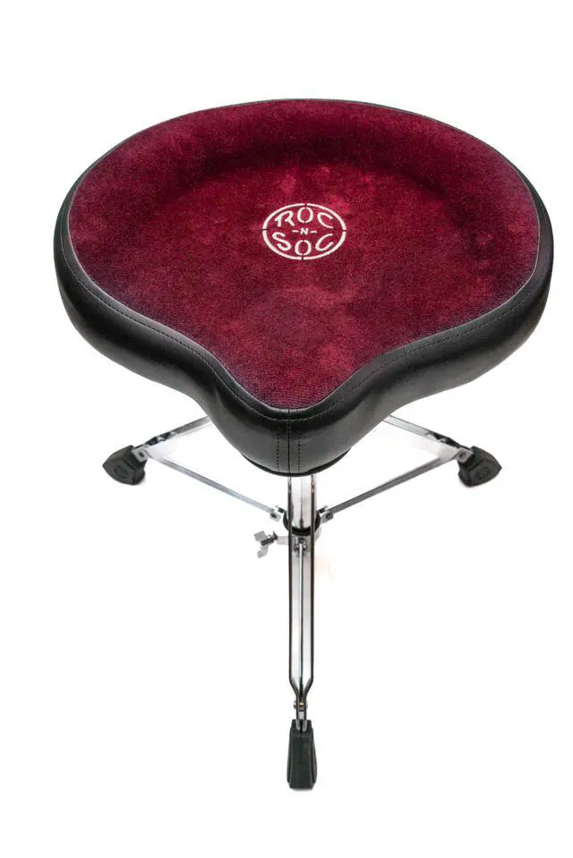 Alt view image 4 of 7 - Nitro Gas Drum Throne with Original Saddle - Red