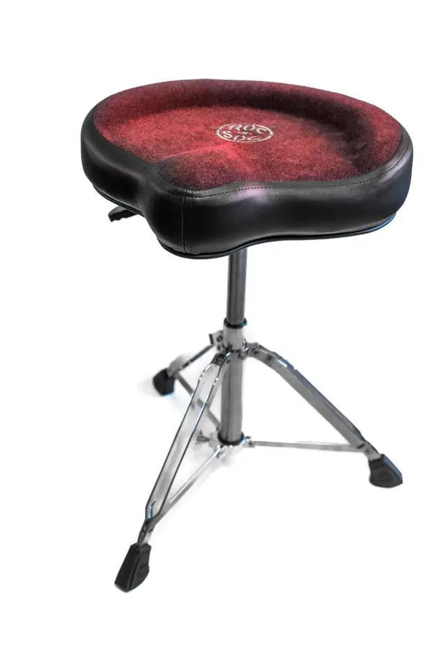 Alt view image 2 of 7 - Nitro Gas Drum Throne with Original Saddle - Red