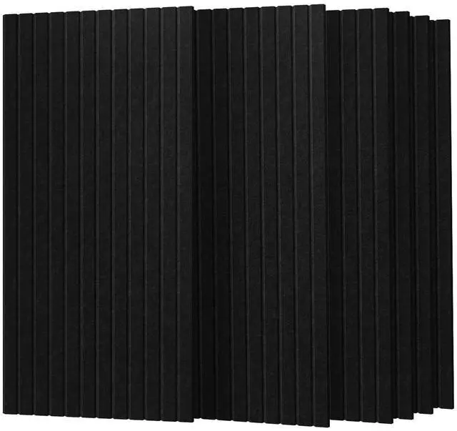 Main image of 6 Packs Acoustic Panel,47.2 x 23.6 Inches Decorative Sound Proof Panel for Office,Home Theater,Studio,Black