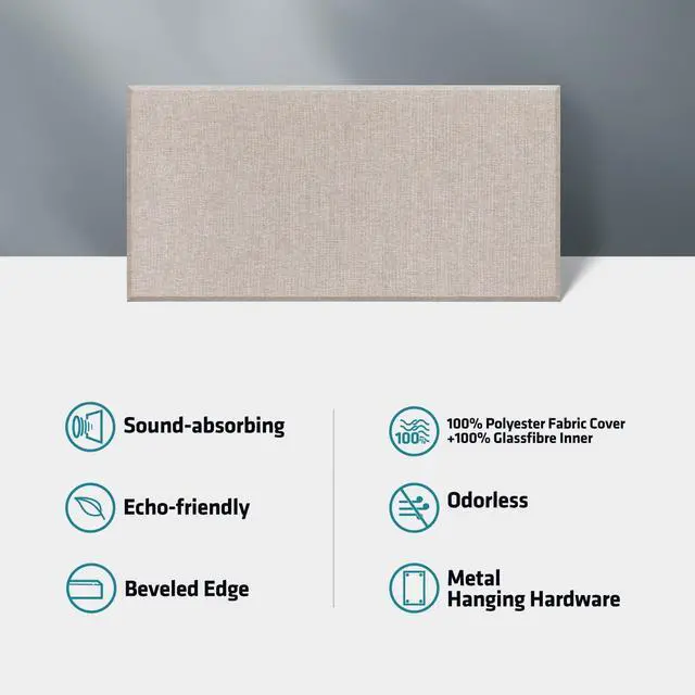 Alt view image 5 of 7 - 2" Thick, Sound Absorbing, For Studio & Home, Includes Wall Mounting Bracket, Easy Installation
