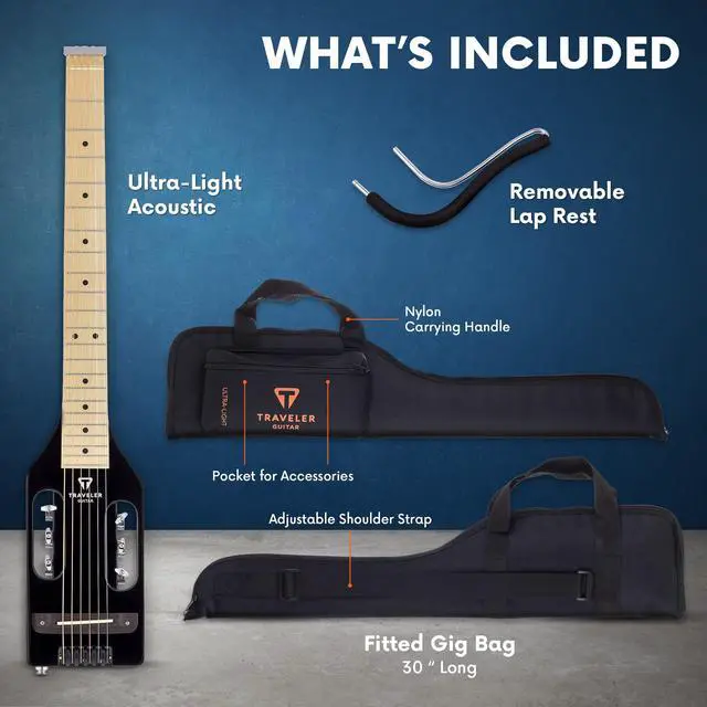 Alt view image 5 of 7 - Ultra-Light Acoustic Acoustic-Electric Guitar, Black Gloss