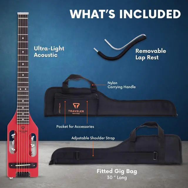 Alt view image 5 of 7 - Ultra-Light Acoustic Acoustic-Electric Guitar, Vintage Red