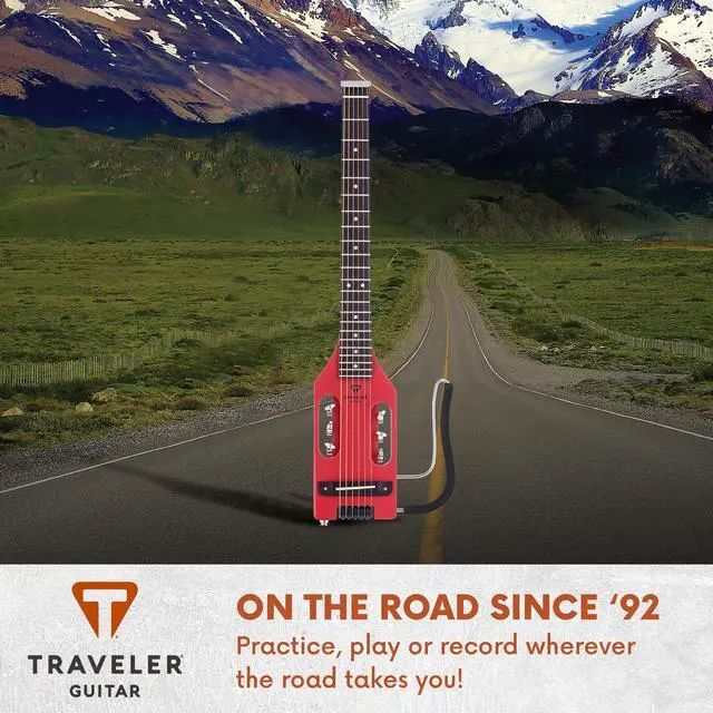 Alt view image 6 of 7 - Ultra-Light Acoustic Acoustic-Electric Guitar, Vintage Red