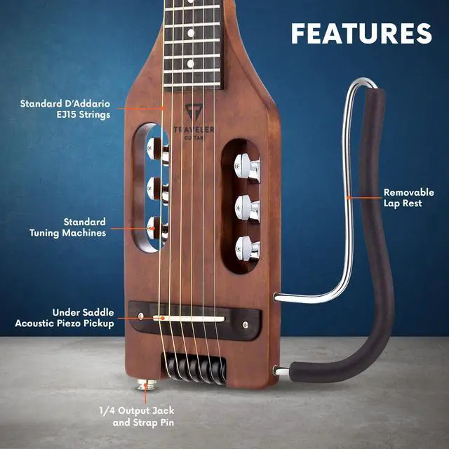 Alt view image 2 of 6 - Ultra-Light Acoustic Acoustic-Electric Guitar, Antique Brown