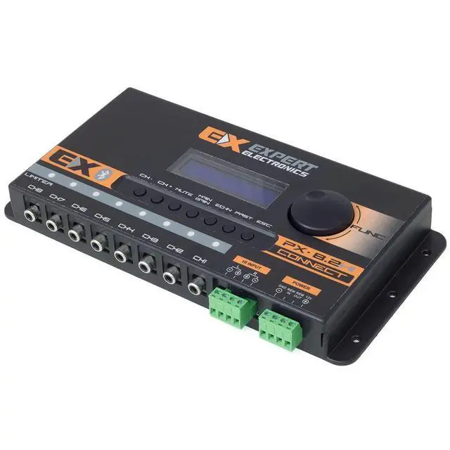 Alt view image 5 of 6 - PX8.2CONNECT Eight Channel 15 Band Vehicle Bluetooth Sound Processor Equalizer 3 Paramatric