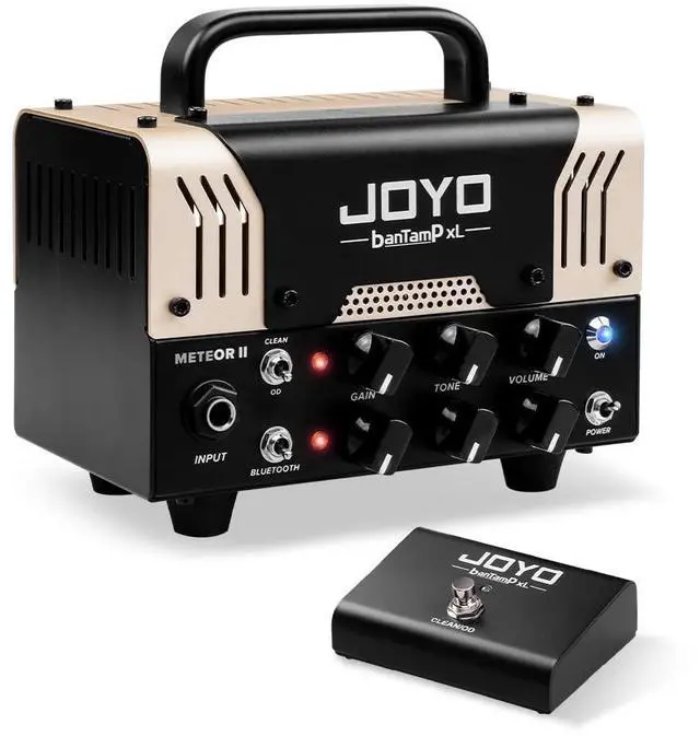 Main image of 20W Guitar Amp Head High Gain Hybrid Tube Preamp with 12AX7, Dual Channel Clean/Distortion, FX Loop, Bluetooth Streaming & Headphone Out, Require 8 Speaker Cab (Meteor II)