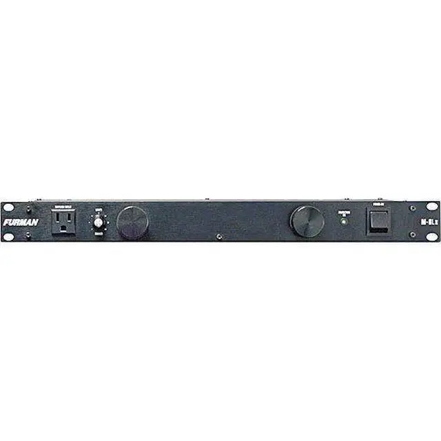 Alt view image 2 of 4 - M-8Lx Merit X Series 8 Outlet Power Conditioner & Surge Protector with Dual Rack Lights Plus (2) Hosa 18 Gauge Electrical Extension Cable