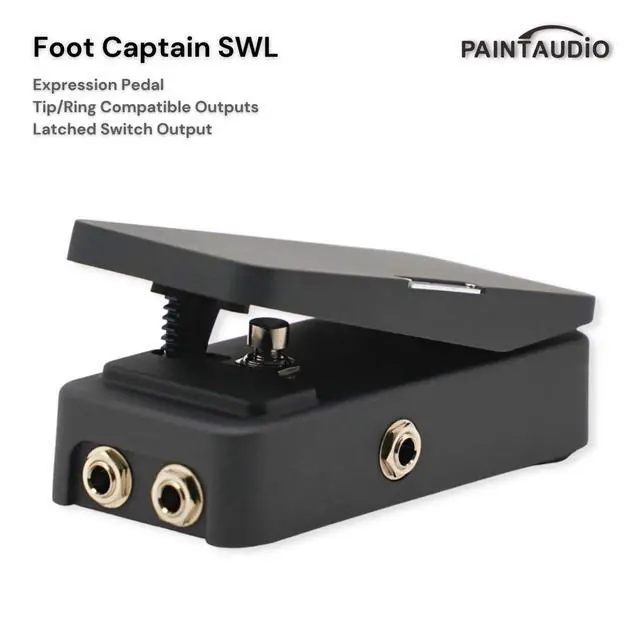 Alt view image 2 of 7 - Paint Audio Foot Captain Dual Outputs Expression Pedal Multi-effects Compatible for Tip/Ring Connection (Foot Captain-SWL)