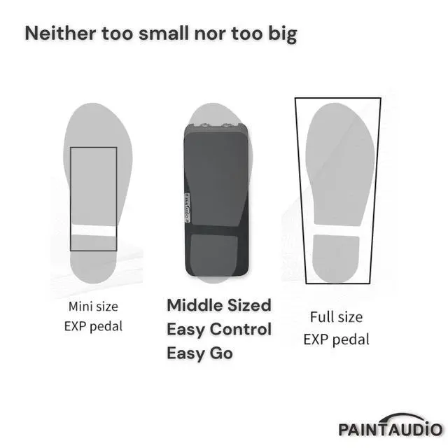 Alt view image 6 of 7 - Paint Audio Foot Captain Dual Outputs Expression Pedal Multi-effects Compatible for Tip/Ring Connection (Foot Captain-SWL)
