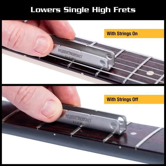 Alt view image 4 of 6 - U-File Single Fret Leveler, 3-Pack MN813