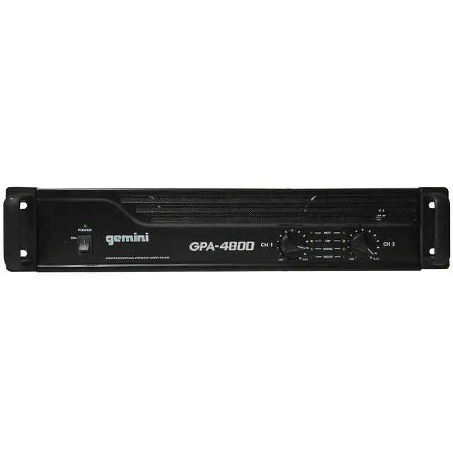 Alt view image 2 of 7 - GPA-4800 4000W Professional DJ Power Amplifier