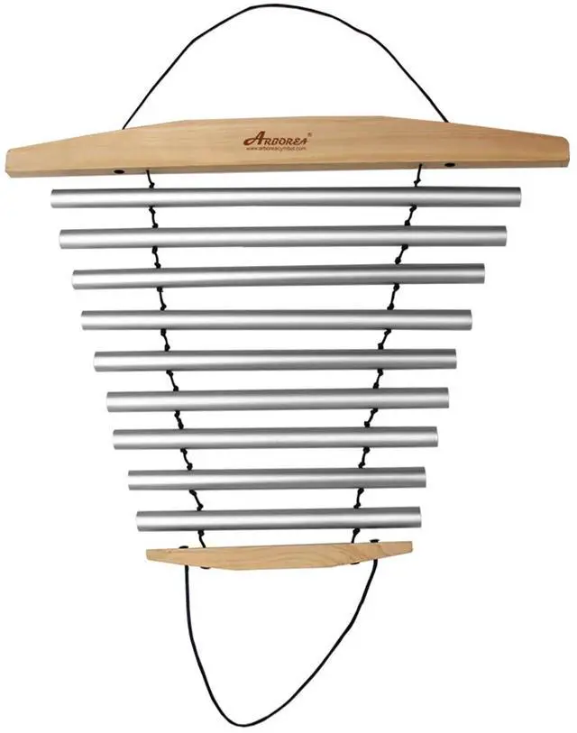Alt view image 2 of 7 - Handy Chime with Mallet for Relaxing Sound Bath Meditation Yoga Class Energy Refresh 9 Tone Swing Chime Sound Healing Instrument