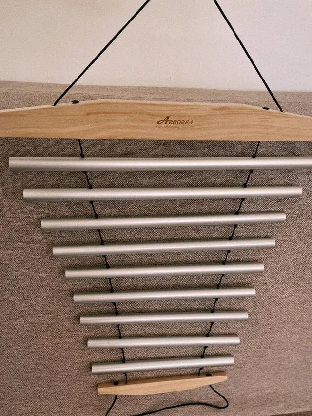 Alt view image 6 of 7 - Handy Chime with Mallet for Relaxing Sound Bath Meditation Yoga Class Energy Refresh 9 Tone Swing Chime Sound Healing Instrument