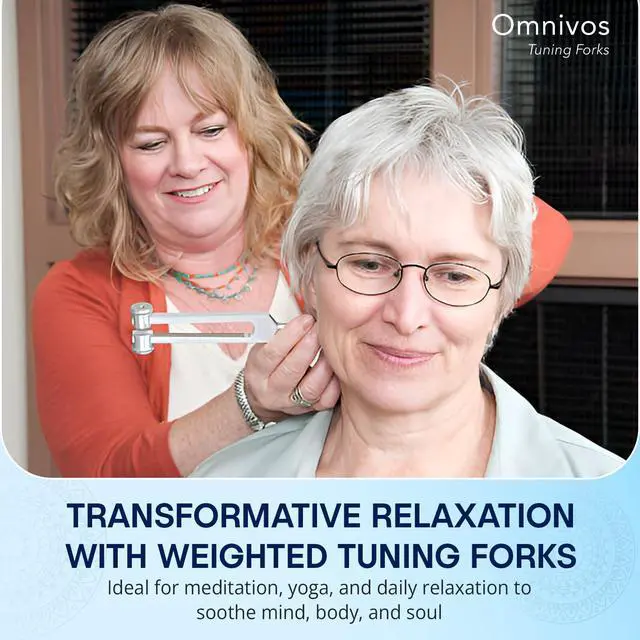 Alt view image 5 of 7 - Otto 128 Weighted Tuning Fork for Healing, Made in The USA, Chakra Healing, Sound Therapy for Reducing Inflammation, Meditation, Relaxation, Sound Healing Instruments & Sound Therapy Instruments