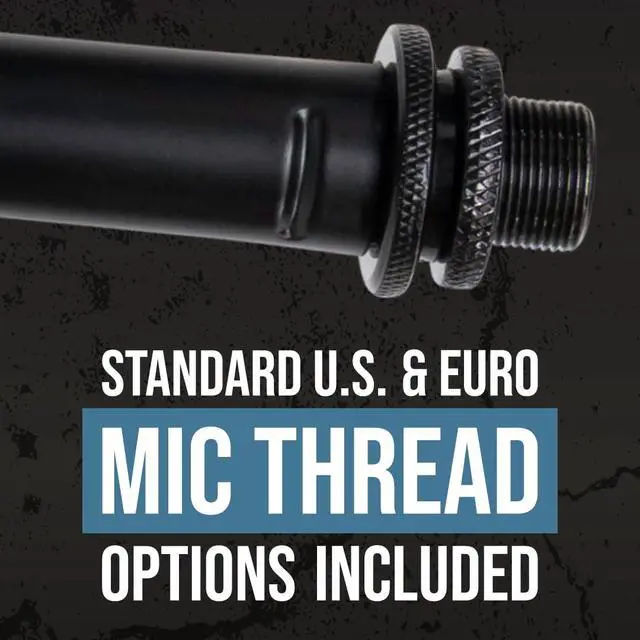 Alt view image 3 of 7 - Shure by Low Profile Mic Stand with Single-Section Boom (SH-DESKTOP2)