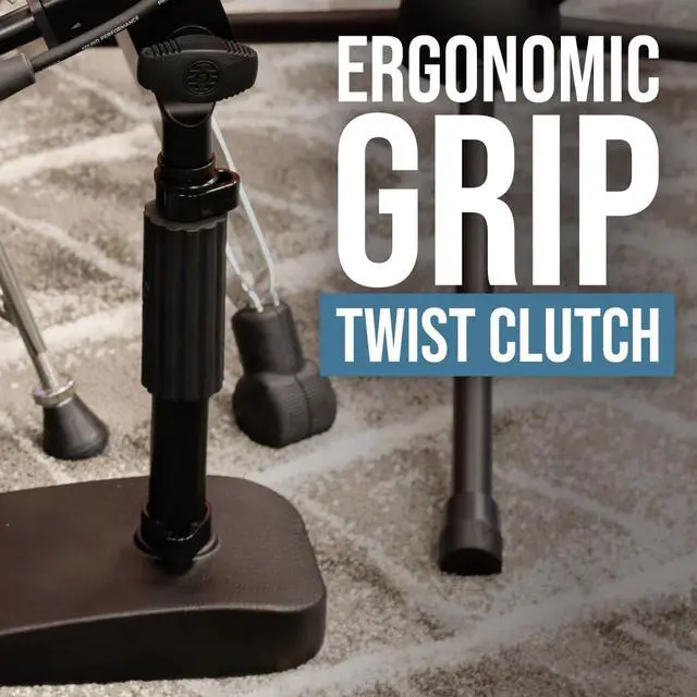 Alt view image 5 of 7 - Shure by Low Profile Mic Stand with Single-Section Boom (SH-DESKTOP2)