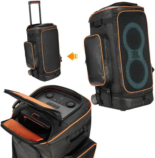 Main image of Rugged Speaker Bag Carry Case Compatible With JBL Party Box 320, Portable Carry Bag Backpack