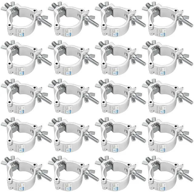 Main image of 20 Pack 2"Truss Clamp,Stage Lighting Clamps,Max Load 220lbs,Silver | for Stage Moving Head Lighting