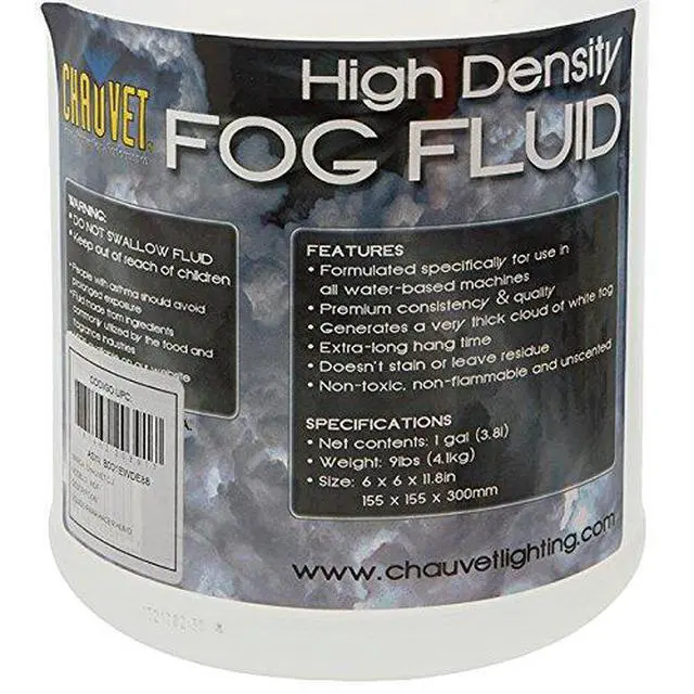 Alt view image 3 of 5 - CHAUVE DJ High-Density Fog Machine Fluid Gallon and Wired Vertical Fog Machine Timer Remote Control