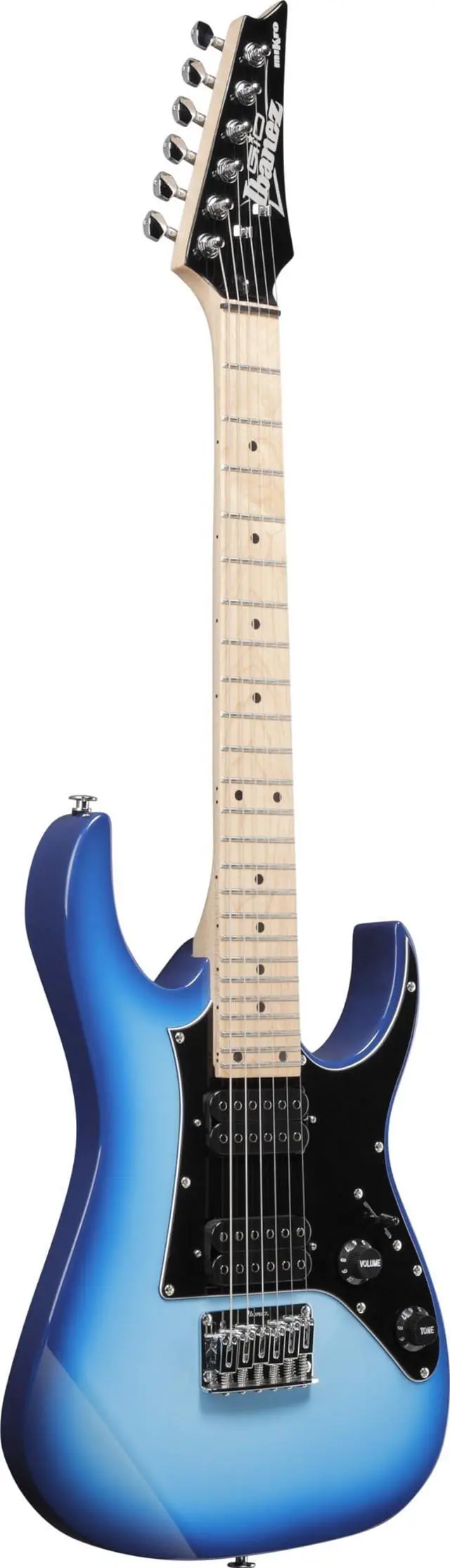 Alt view image 3 of 7 - GRGM 6 String Solid-Body Electric Guitar, Right, Blue Burst (GRGM21MBLT)