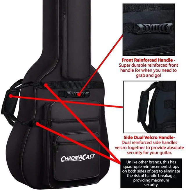 Alt view image 4 of 7 - Electric Guitar Padded Gig Bag (CC-EPB (Pack of 4)