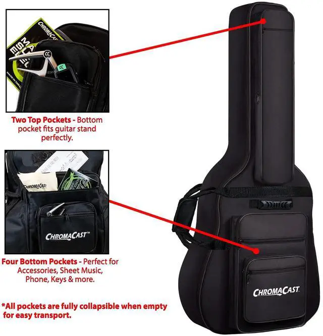 Alt view image 6 of 7 - Electric Guitar Padded Gig Bag (CC-EPB (Pack of 4)