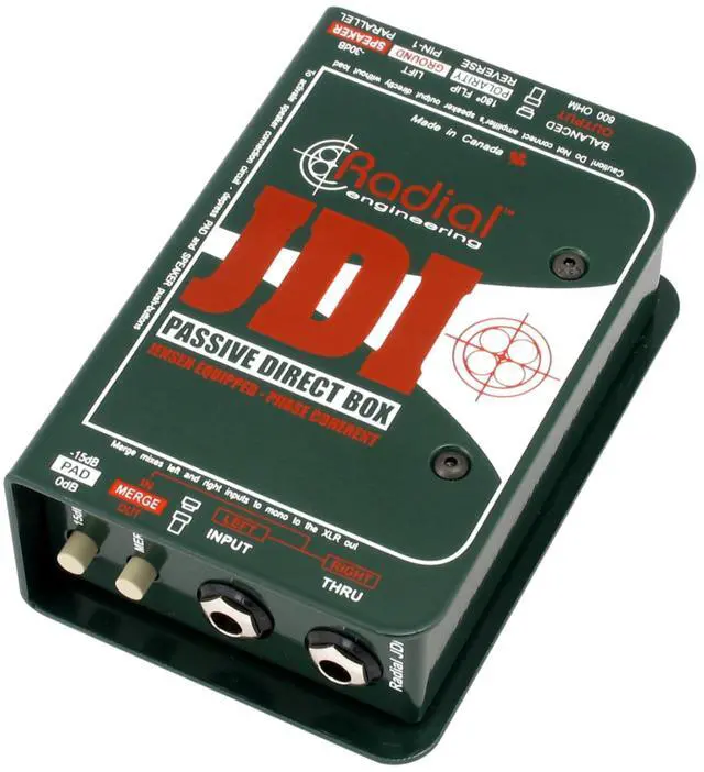 Main image of Radial JDI Jensen-equipped 1-channel Passive Instrument Direct Box