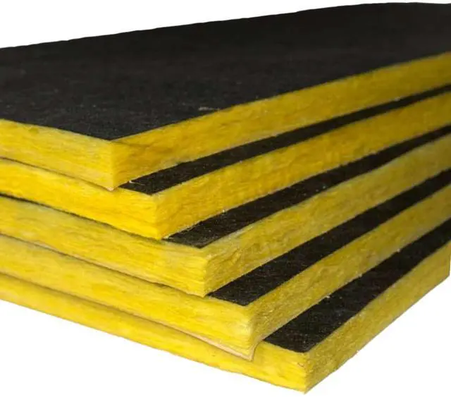 Main image of F&L R6 Fiberglass Board Acoustic Insulation Panels 1" to 2" Thick, 24"x24" and 24"x48" Thermal Soundproofing for Walls, Ceilings, Studios & HVAC Duct Applications (1-1/2in x 24in x 48in)
