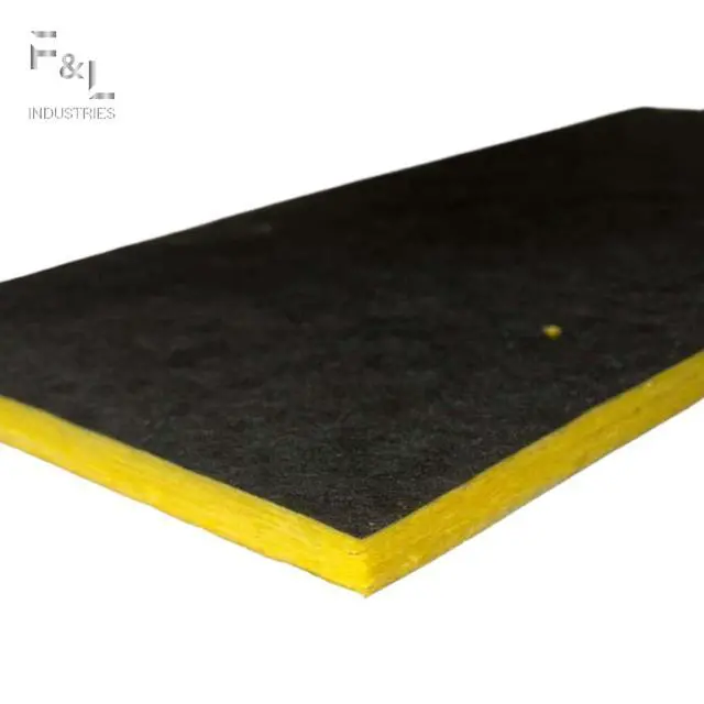 Alt view image 7 of 7 - F&L R6 Fiberglass Board Acoustic Insulation Panels 1" to 2" Thick, 24"x24" and 24"x48" Thermal Soundproofing for Walls, Ceilings, Studios & HVAC Duct Applications (1-1/2in x 24in x 48in)
