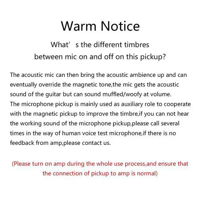 Alt view image 7 of 7 - Wireless Acoustic Guitar Pickup Rechargable Magnetic And Microphone Soundhole Pickup For Acoustic Guitar Build-In Volume Control(Gary)