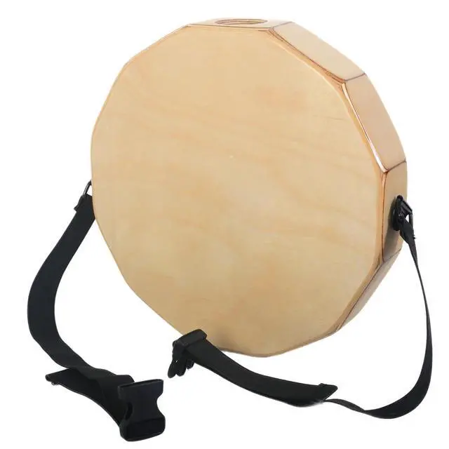Alt view image 3 of 4 - KTÄK -The First Handcrafted, Hand Drum Percussion, Two-Sound Cajón Body Snare, Portable Cajon by Kandu (Natural Wood/Black Logo)