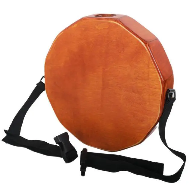 Alt view image 2 of 5 - Kandu Ktak Portable Cajon Drum Handmade Travel Cajon Percussion Instrument with Snare Sound, Compact Hand Drum for Acoustic Jams, Musicians, Drummers & Gifts (Nut Brown)