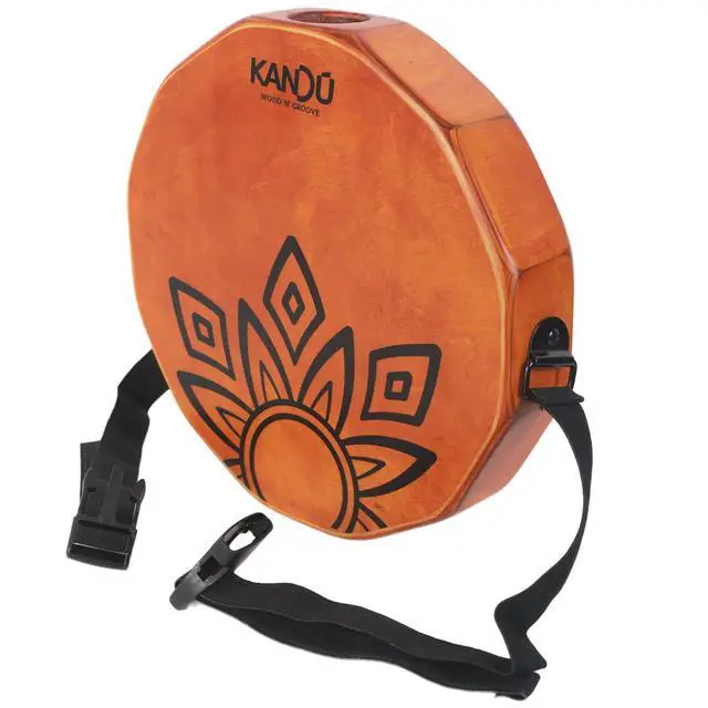 Alt view image 3 of 5 - Kandu Ktak Portable Cajon Drum Handmade Travel Cajon Percussion Instrument with Snare Sound, Compact Hand Drum for Acoustic Jams, Musicians, Drummers & Gifts (Nut Brown)