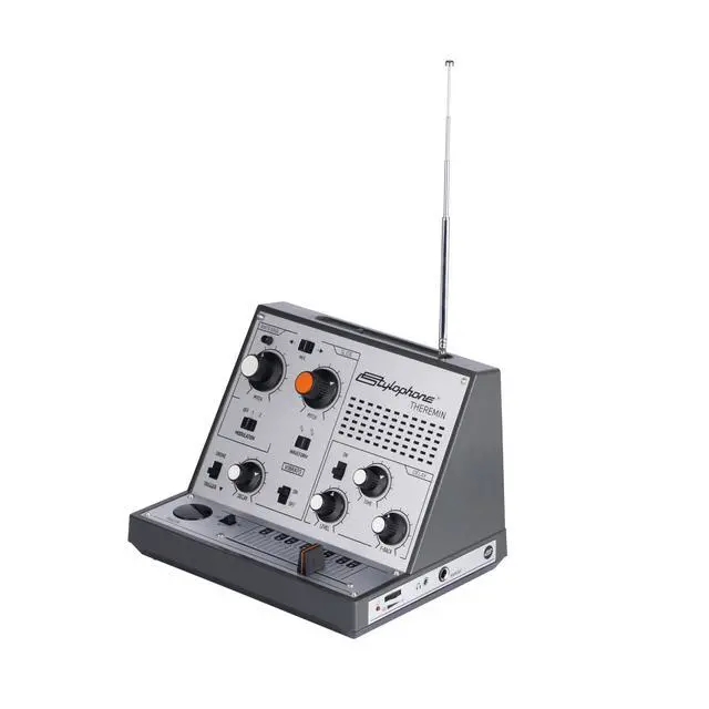 Alt view image 2 of 7 - Theremin Award-Winning Portable Touch-Sensitive Synthesizer with Retro Analog Sound, Built-In Speaker, Delay & Vibrato Effects, Slider Control, Compact Battery-Powered Design