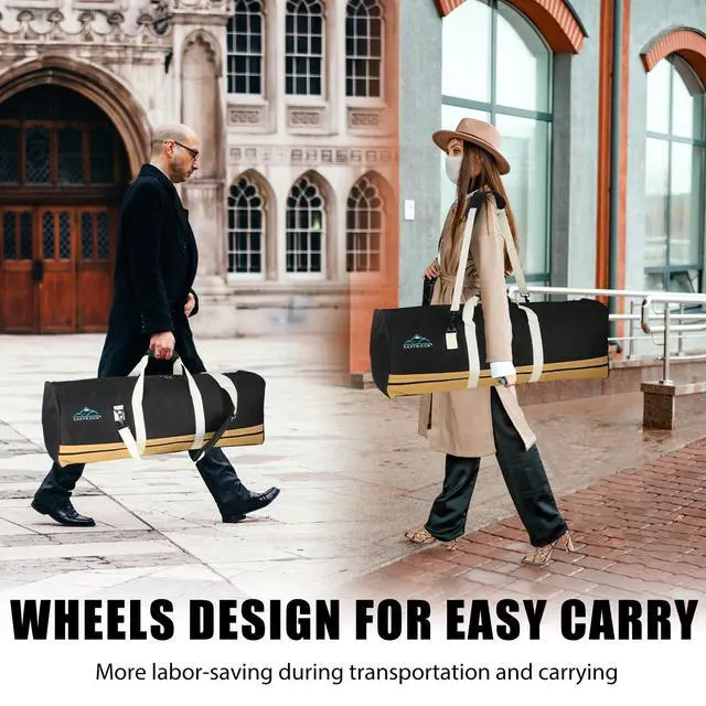 Alt view image 6 of 7 - Drum Hardware Bag Drum Set Hardware Carry Bag with Removable Shoulder Strap Drum Stand Accessory Bag (Black