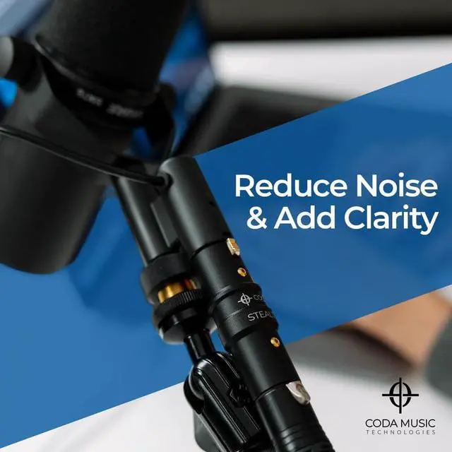 Alt view image 5 of 6 - Coda MB-Stealth in-Line Microphone Preamp Mic Gain Booster 28 dB Clean Gain | For Dynamic and Ribbon Mics, 48V Phantom Power, Ultra Low Noise, Podcast or Livestream