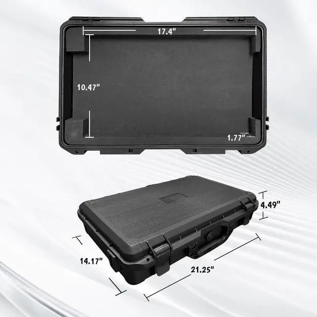 Alt view image 2 of 6 - Hard Case for Akai Professional MPC Live III, Audio Interface Hard Shell Carrying Storage Case Equipped with Comfort Handle with Customizable Foam