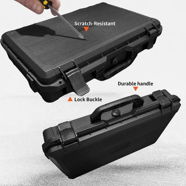 Alt view image 3 of 6 - Hard Case for Akai Professional MPC Live III, Audio Interface Hard Shell Carrying Storage Case Equipped with Comfort Handle with Customizable Foam